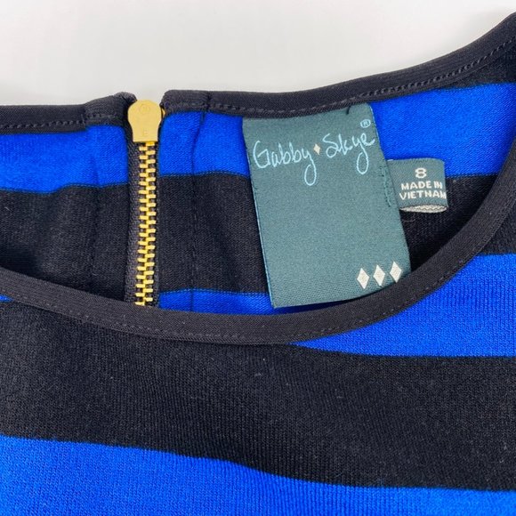 Gabby Skye Fit & Flare Color Block 3/4 Sleeve - Picture 4 of 6